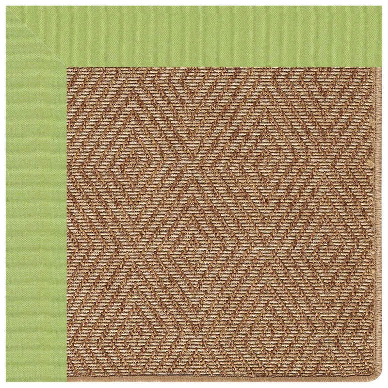 Islamorada-Diamond Canvas Parrot Octagon Rug - 7\'9\" x 7\'9\"