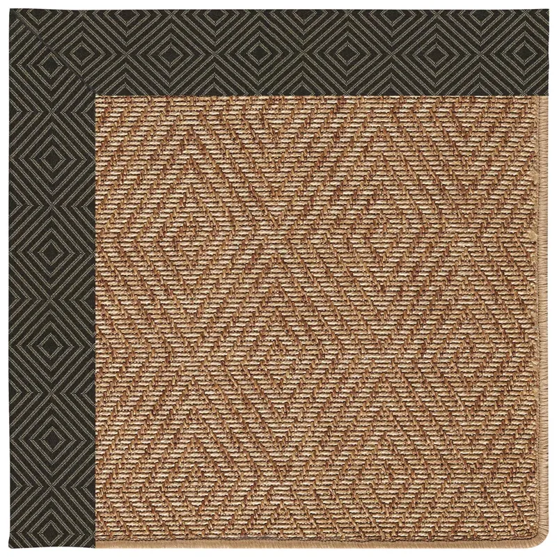 Islamorada-Diamond Fortuna Lava Rectangle Rug - 7\'9\" x 7\'9\"