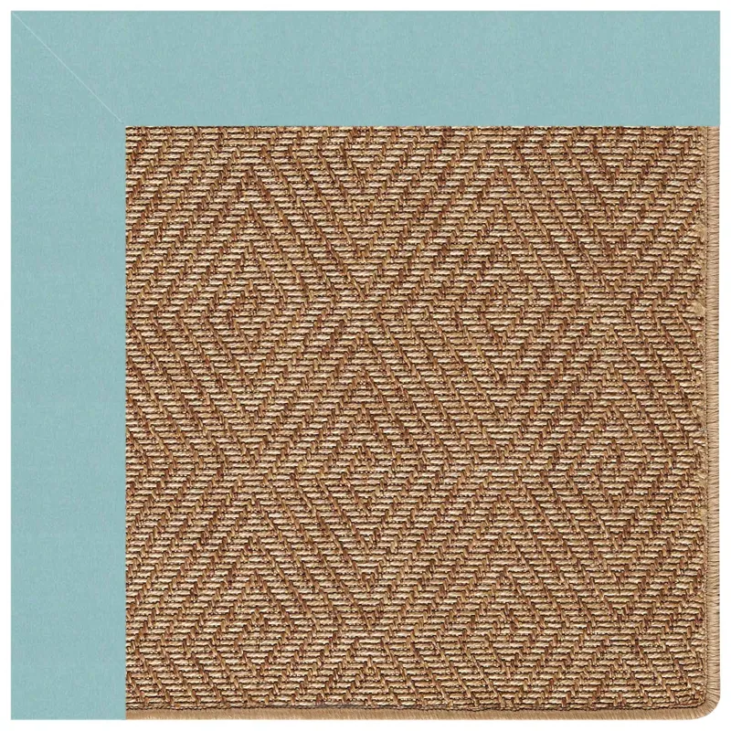 Islamorada-Diamond Canvas Aquatic Octagon Rug - 2\'6\" x 8\'6\"