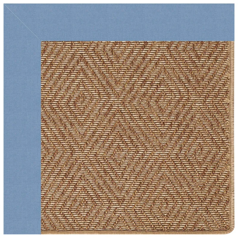 Islamorada-Diamond Canvas Air Blue Rectangle Rug - 2\' x 3\'
