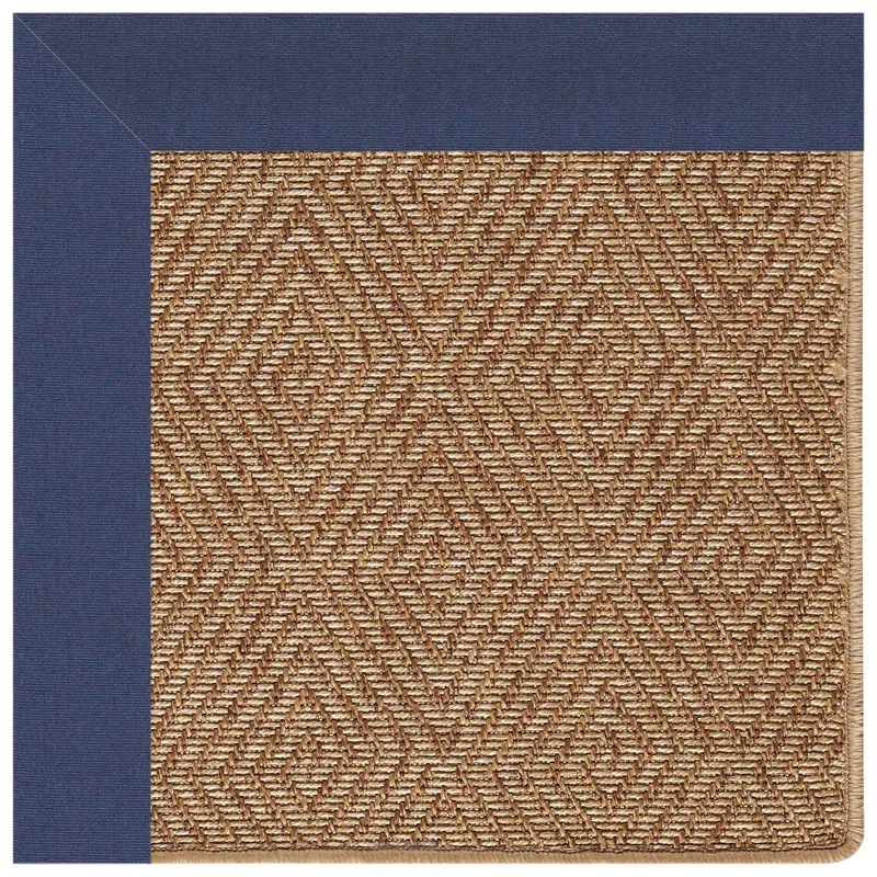 Islamorada-Diamond Canvas Neptune Octagon Rug - 7\'9\" x 7\'9\"