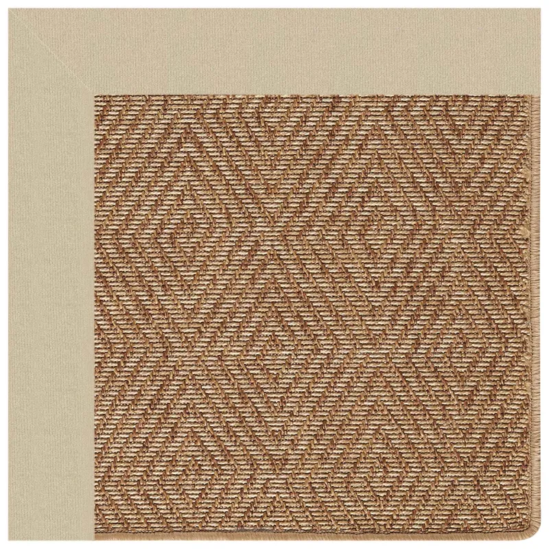 Islamorada-Diamond Canvas Antique Beige Runner Rug - 2\'6\" x 8\'6\"
