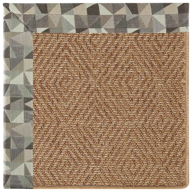 Islamorada-Diamond Geo Bronze Rectangle Rug - 7\'9\" x 10\'9\"