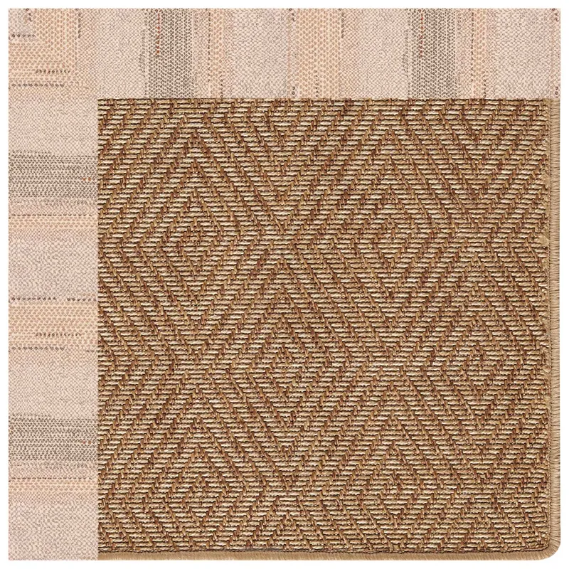 Islamorada-Diamond Sicily Sparrow Octagon Rug - 4\' x 4\'