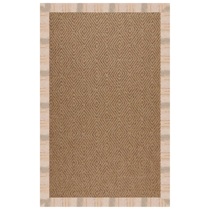 Islamorada-Diamond Sicily Sparrow Rectangle Rug - 4\' x 4\'