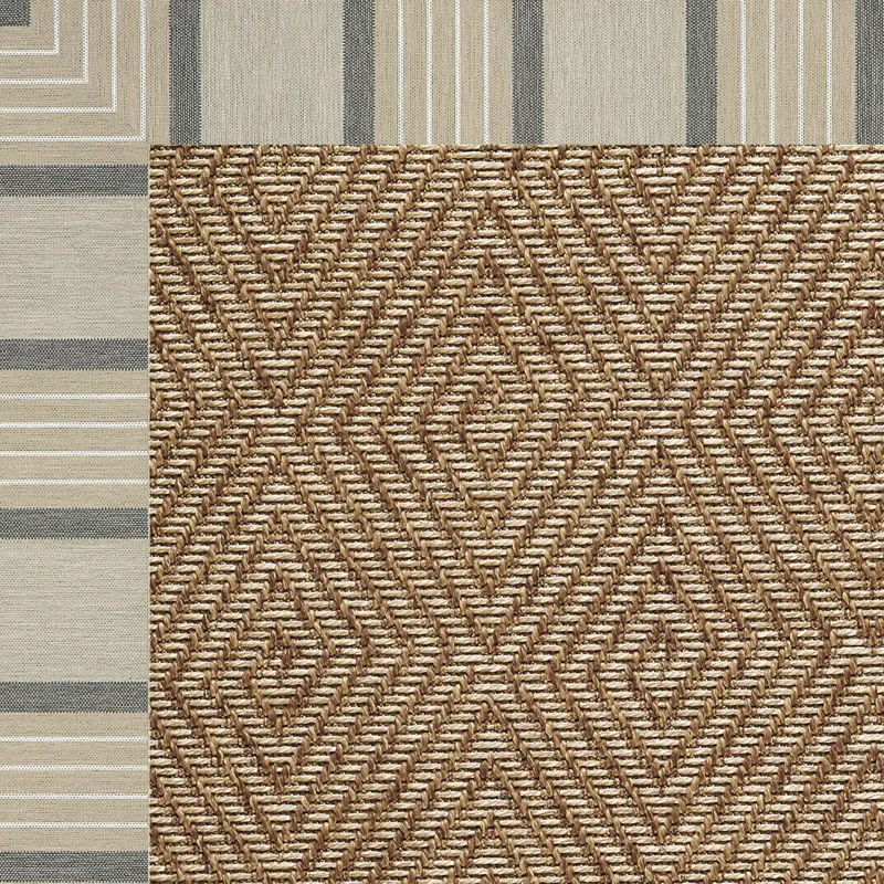 Islamorada-Diamond Cove Pebble Octagon Rug - 4\' x 4\'