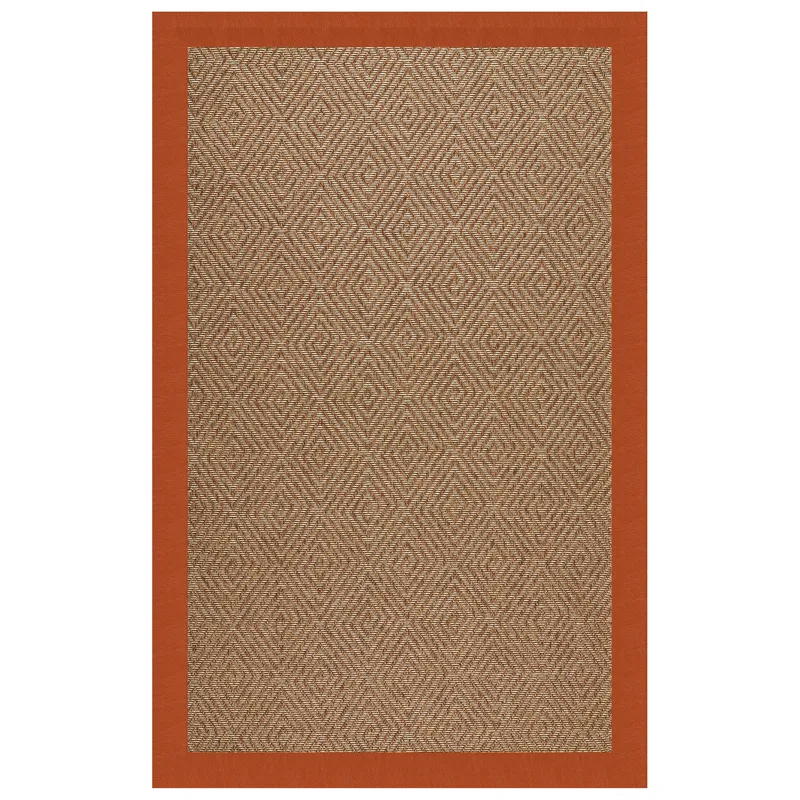 Islamorada-Diamond Classic Persimmon Rectangle Rug - 12\' x 15\'
