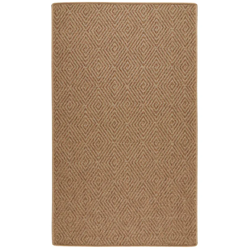 Islamorada-Diamond-SG Islamorada-Diamond-Serged Rectangle Rug - 4\' x 4\'