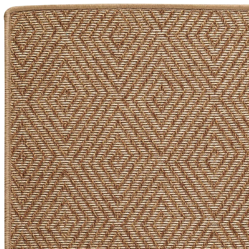 Islamorada-Diamond-SG Islamorada-Diamond-Serged Rectangle Rug - 4\' x 4\'