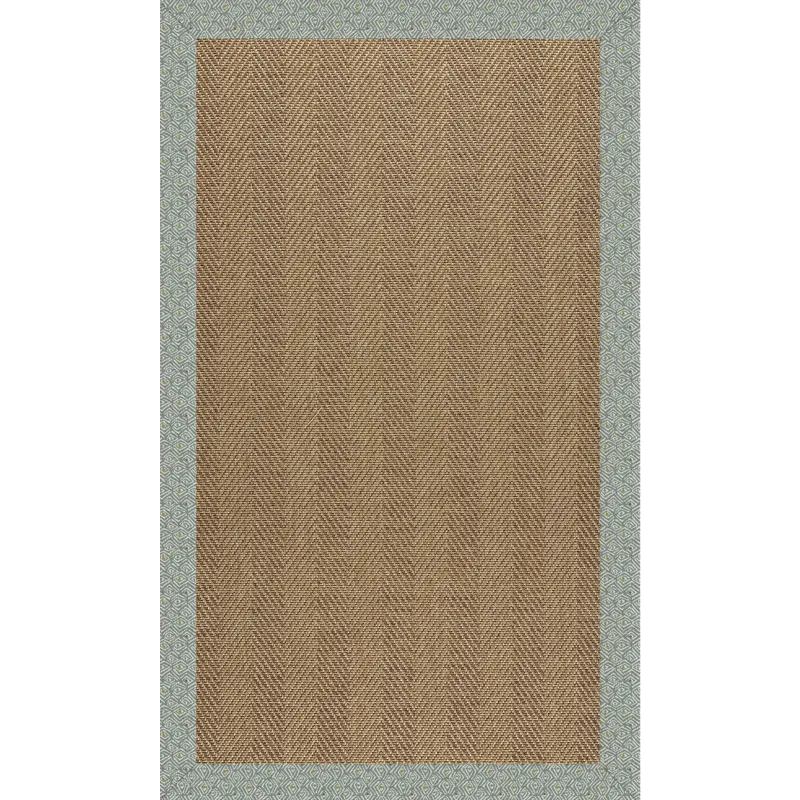 Islamorada-Herringbone Profile Lake Rectangle Rug - 12\' x 12\'