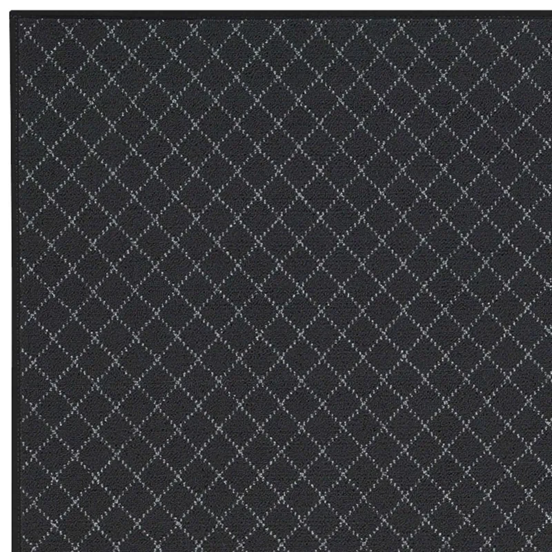Tailor Works II Black Round Rug - 8\' x 8\'