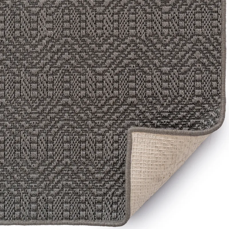 Anton Graphite Rectangle Rug - 4\' x 6\'