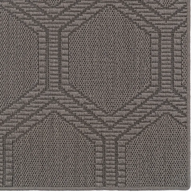 Reed Graphite Rectangle Rug - 10\' x 14\'