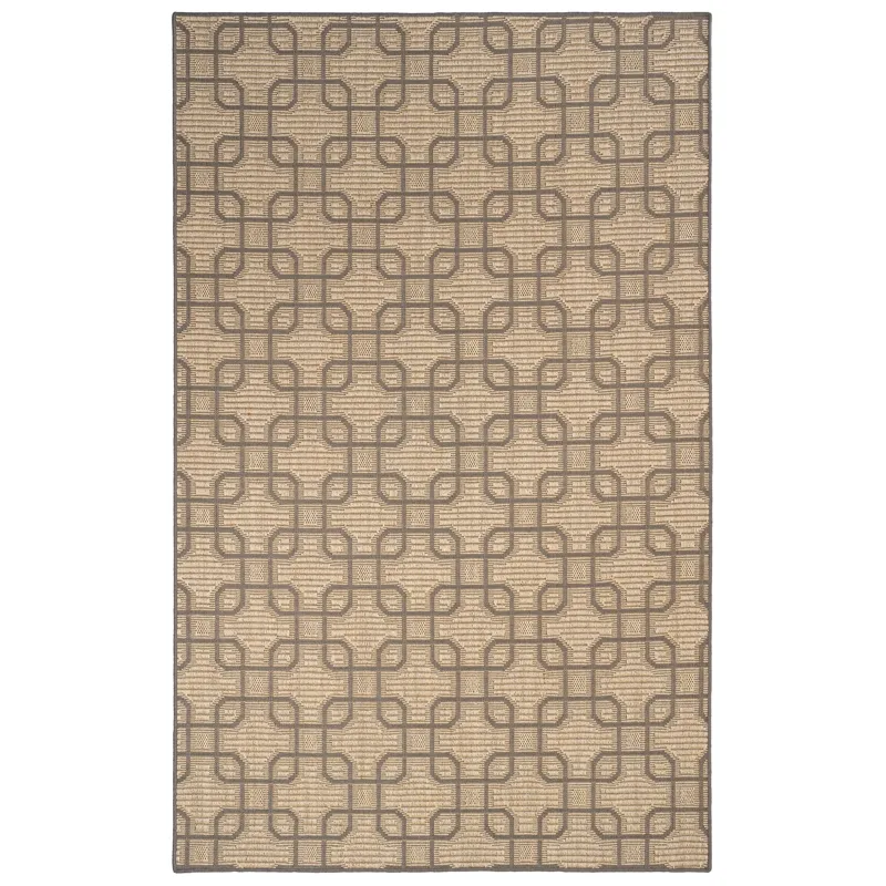 Julian Sand Black Rectangle Rug - 3\' x 5\'
