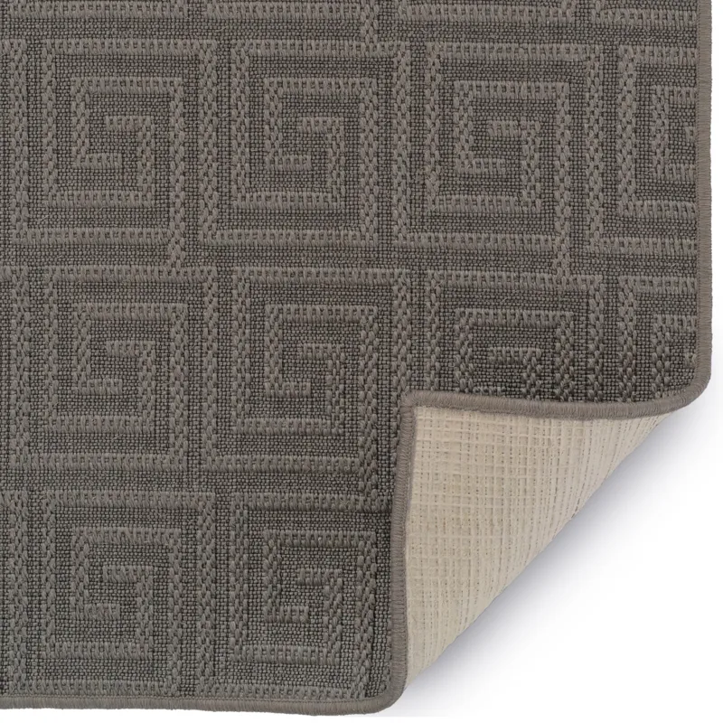 Kasya Graphite Rectangle Rug - 3\' x 5\'