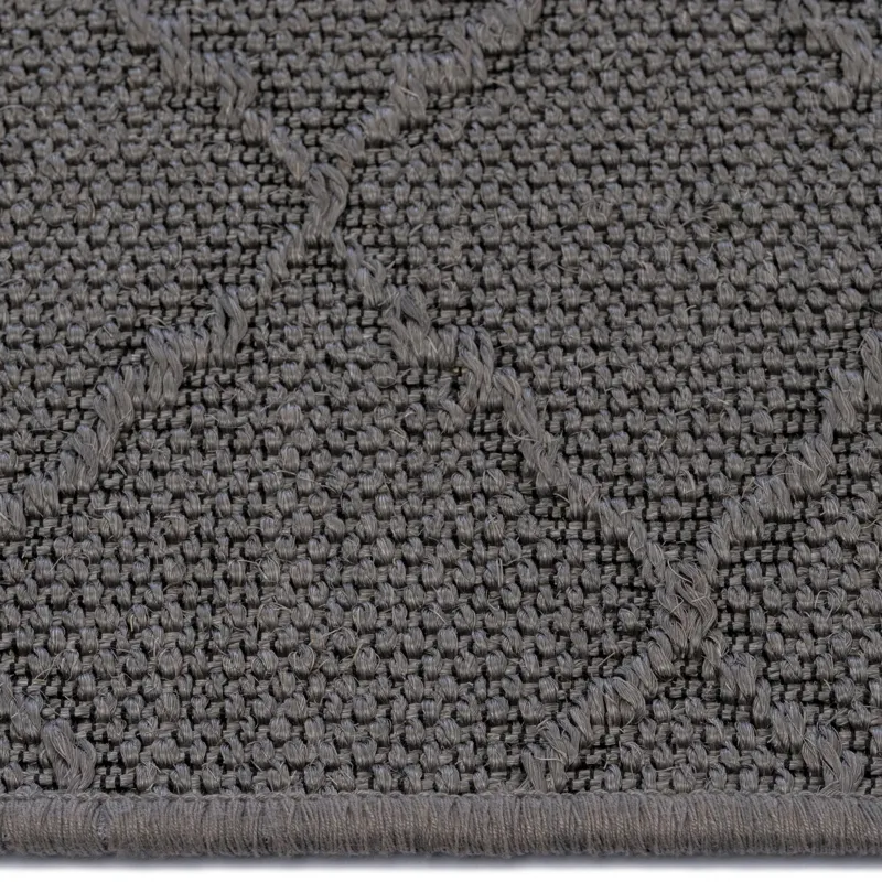 Hugo Graphite Rectangle Rug - 4\' x 6\'