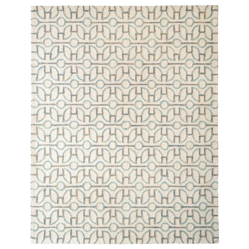 Pulse Mineral Cream Rectangle Rug - 5\' x 8\'