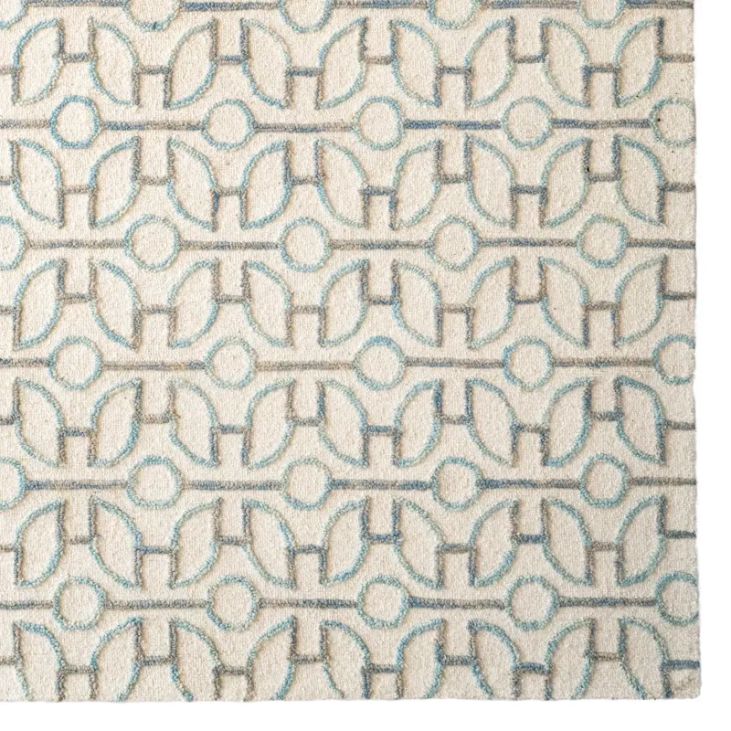Pulse Mineral Cream Rectangle Rug - 5\' x 8\'