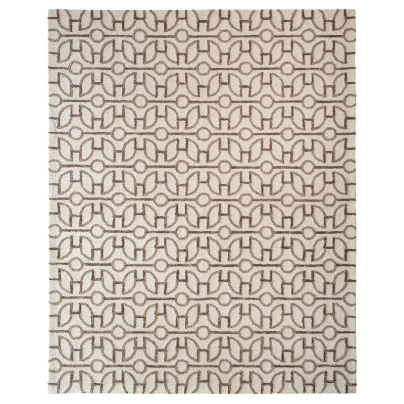 Pulse Mushroom Cream Rectangle Rug - 8\' x 10\'