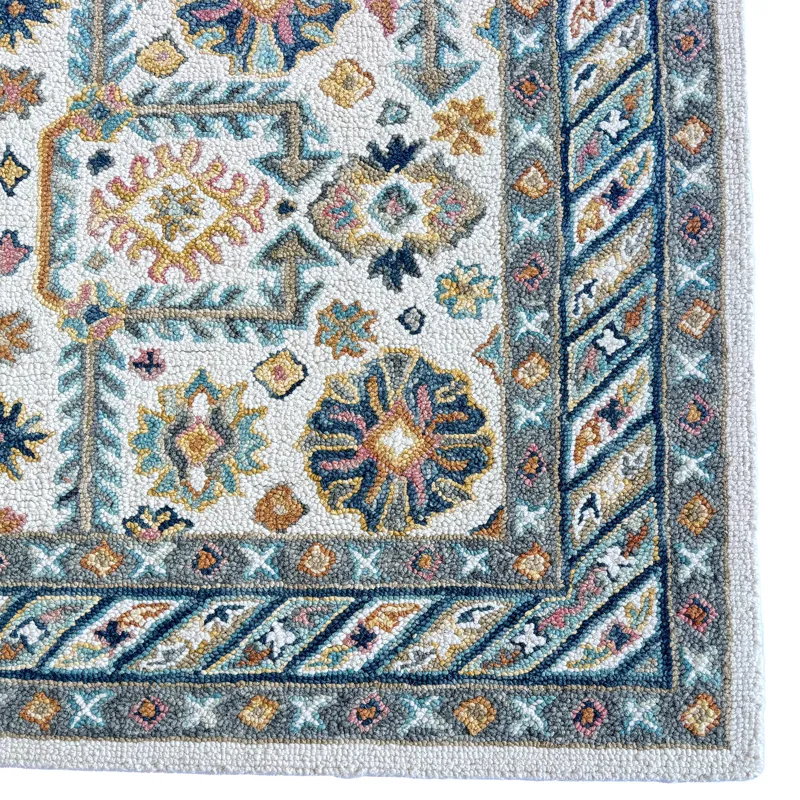 Avanti-Villa Ivory Multi Rectangle Rug - 2\'6\" x 8\'6\"