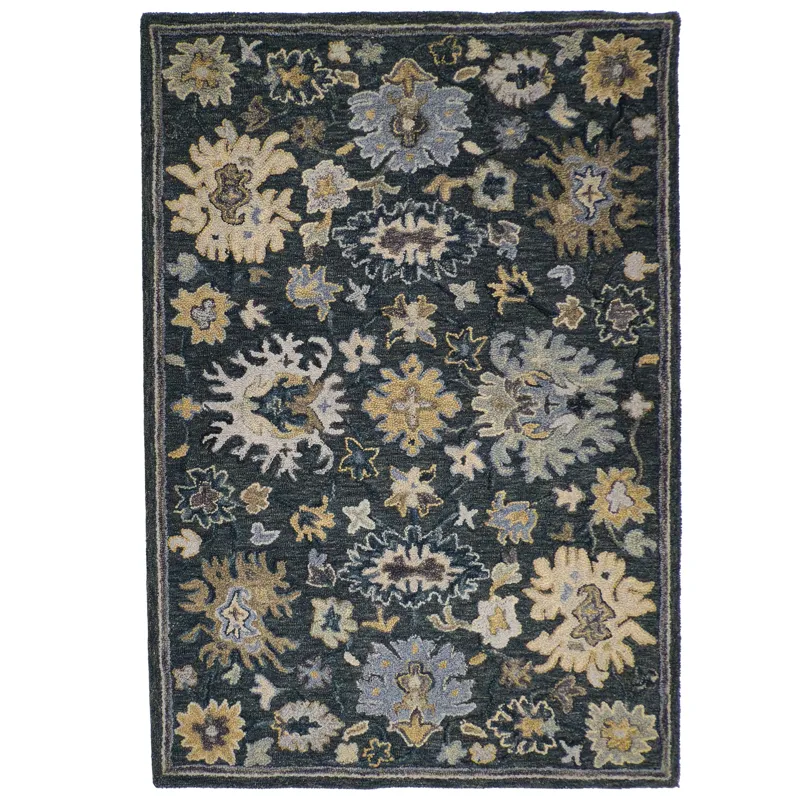 Avanti-Allegra Denim Multi Rectangle Rug - 10\' x 14\'