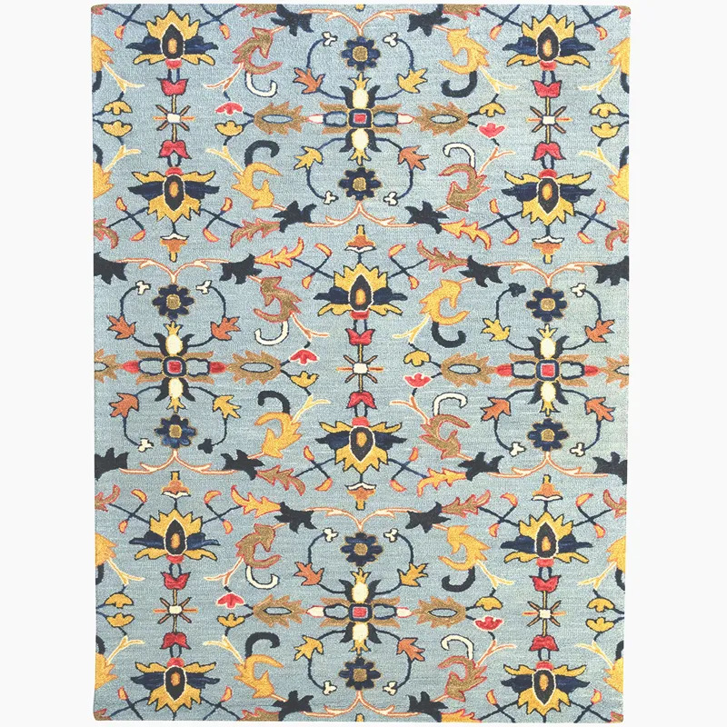 Avanti-Serapi Misty Blue Rectangle Rug - 2\'6\" x 8\'6\"
