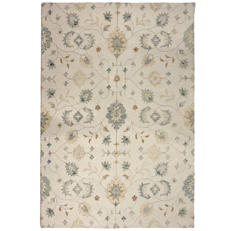 Avanti-Ella Cream Multi Rectangle Rug - 5\' x 8\'