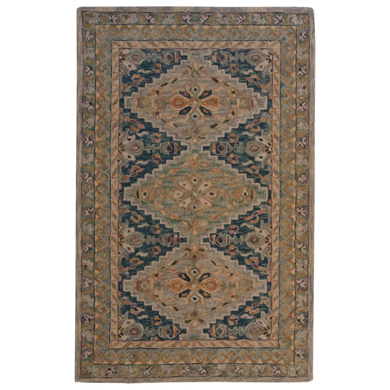 Avanti-Kazak Ocean Rectangle Rug - 3\'6\" x 5\'6\"