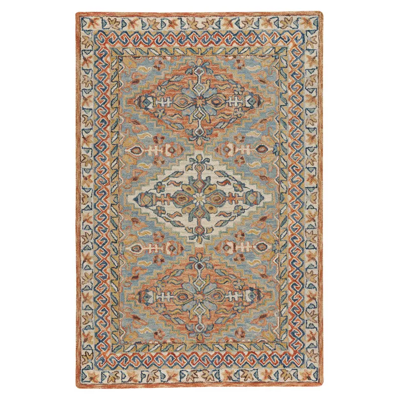 Avanti-Kazak Slate Terra Rectangle Rug - 10\' x 14\'