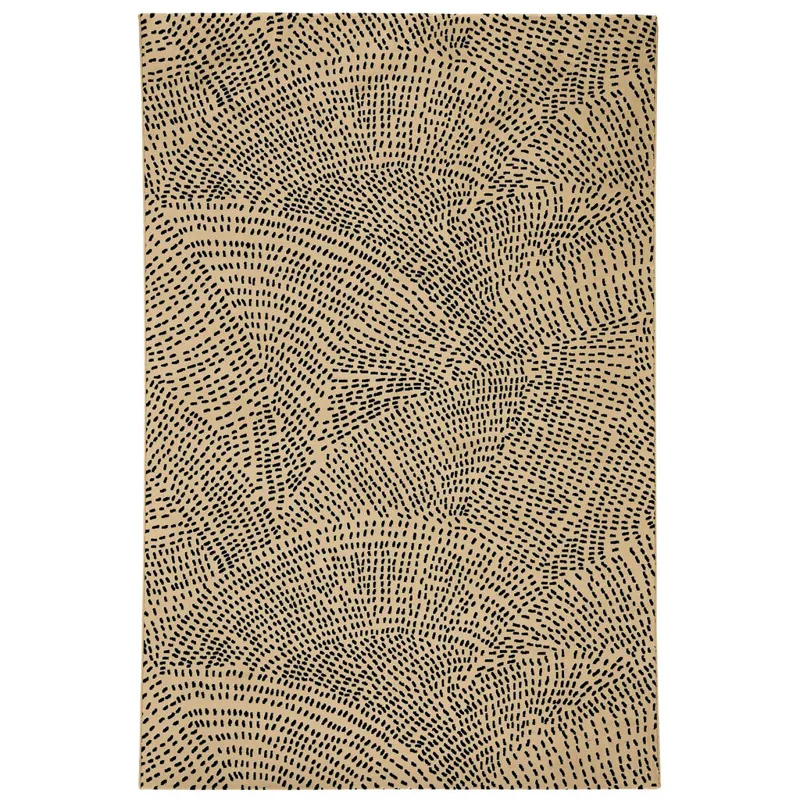Doodles Ivory Rectangle Rug - 5\'3\" x 7\'6\"