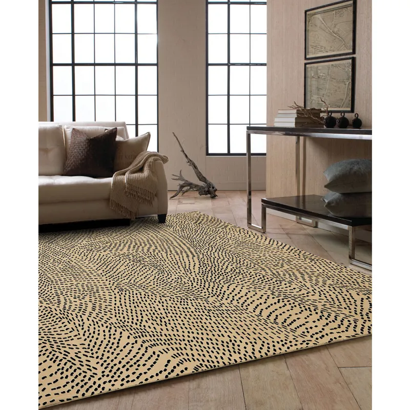 Doodles Ivory Rectangle Rug - 5\'3\" x 7\'6\"