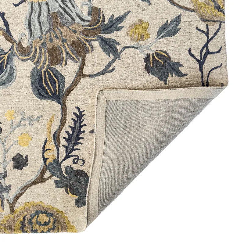 Avanti-Jacobean Gold Multi Rectangle Rug - 7\'9\" x 10\'9\"