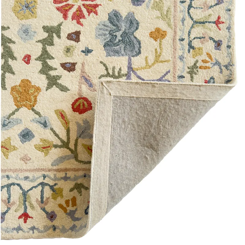 Avanti-Provencal Ivory Multi Rectangle Rug - 5\' x 8\'