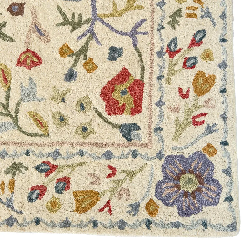 Avanti-Provencal Ivory Multi Rectangle Rug - 5\' x 8\'