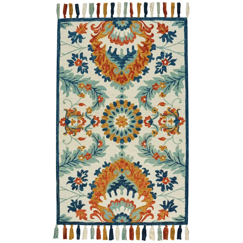 Gypsy-Manihari Sunset Multi Rectangle Rug - 5\' x 8\'