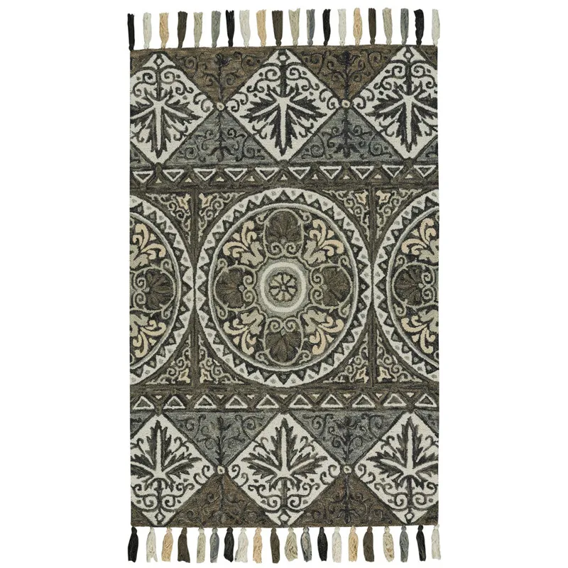 Gypsy-Shaman Grahpite Rectangle Rug - 8\' x 10\'