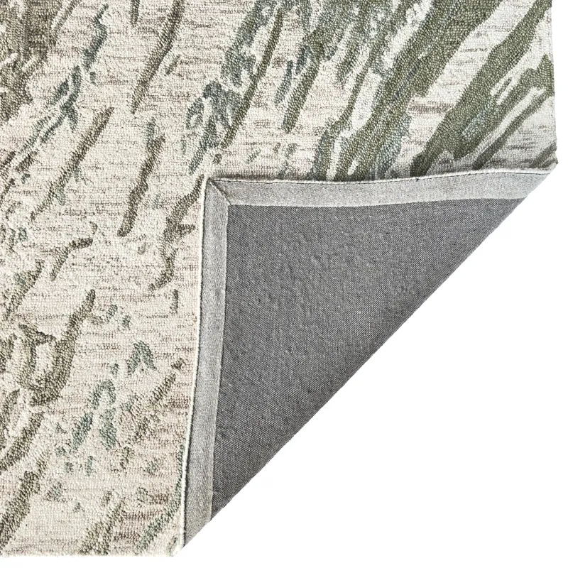Avanti-Astratto Verde Rectangle Rug - 3\'6\" x 5\'6\"