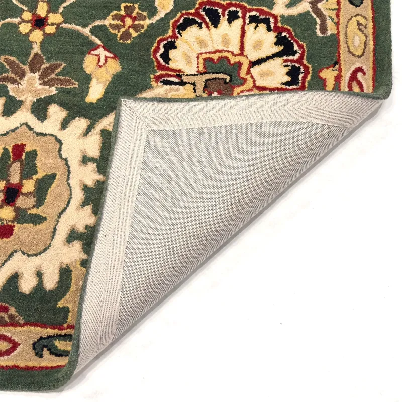 Persia-Mahal Green Rectangle Rug - 2\'6\" x 8\'6\"