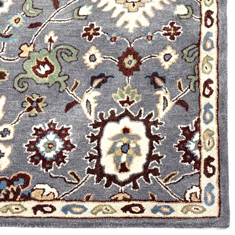 Persia-Mahal Gray Rectangle Rug - 2\'6\" x 8\'6\"