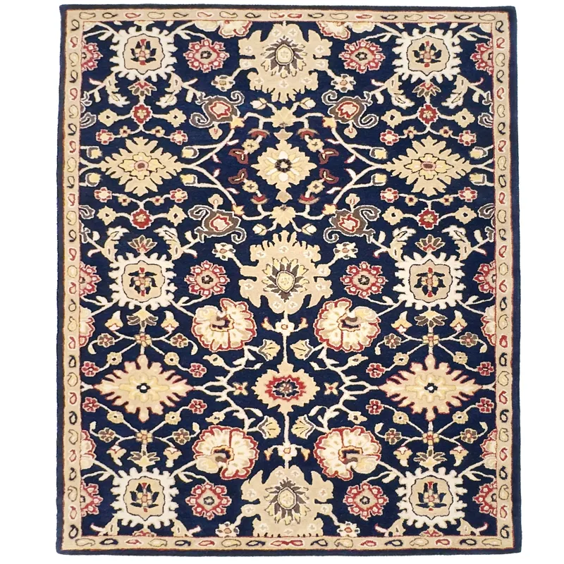 Persia-Mahal Navy Rectangle Rug - 2\'6\" x 8\'6\"