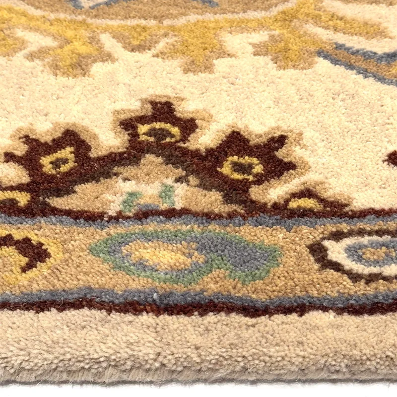 Persia-Mahal Ivory Rectangle Rug - 5\' x 8\'