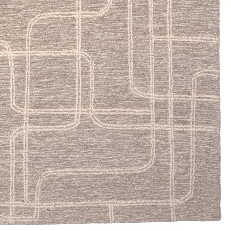 Lineas Graphite Rectangle Rug - 9\' x 12\'