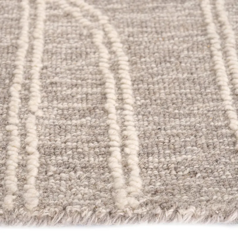 Lineas Graphite Rectangle Rug - 9\' x 12\'