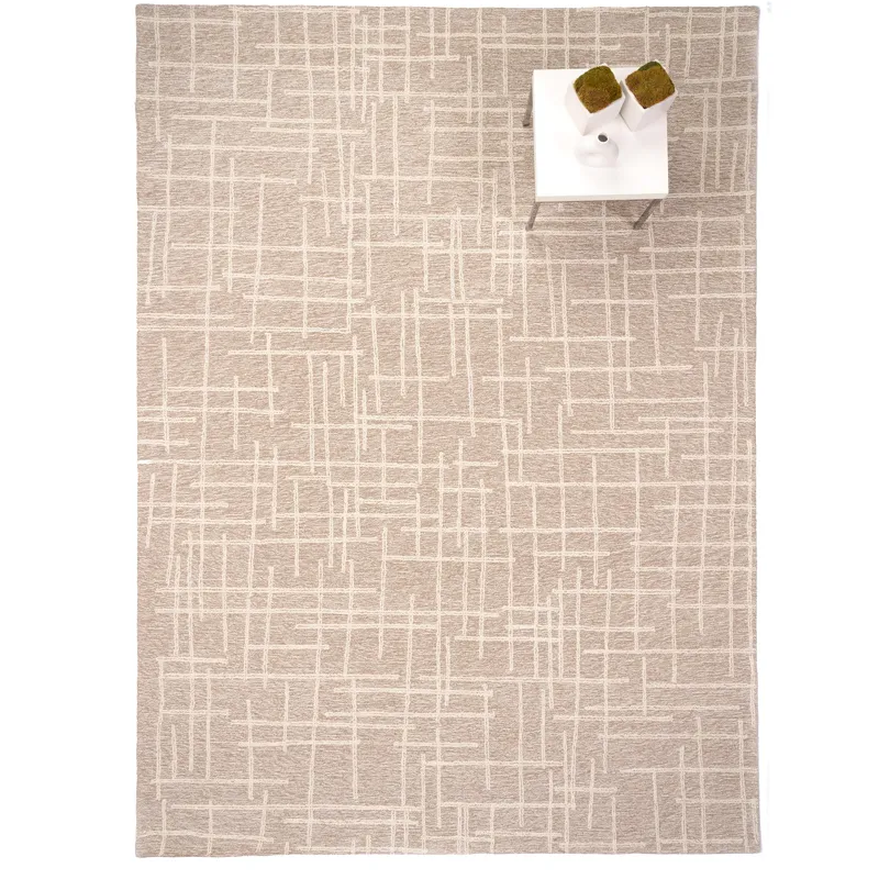 Lineas Canvas Rectangle Rug - 9\' x 12\'