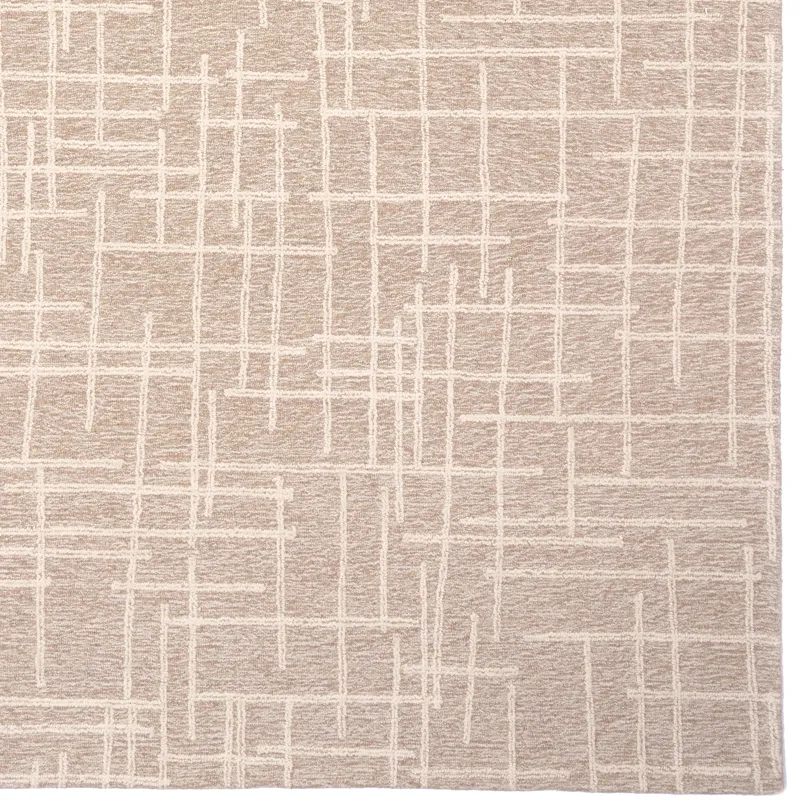 Lineas Canvas Rectangle Rug - 9\' x 12\'