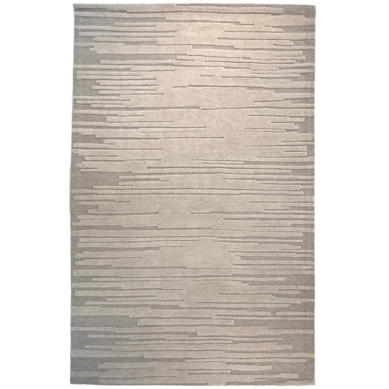 Mason Travertine Rectangle Rug - 7\'9\" x 9\'9\"
