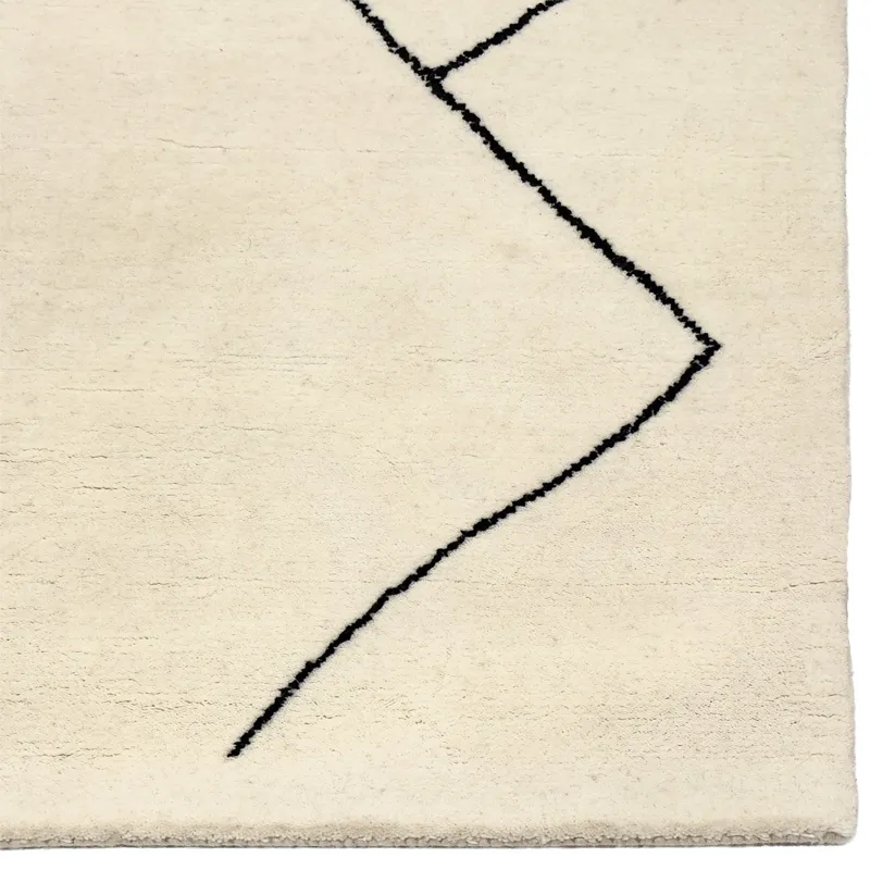Sahara Salt Rectangle Rug - 5\' x 8\'