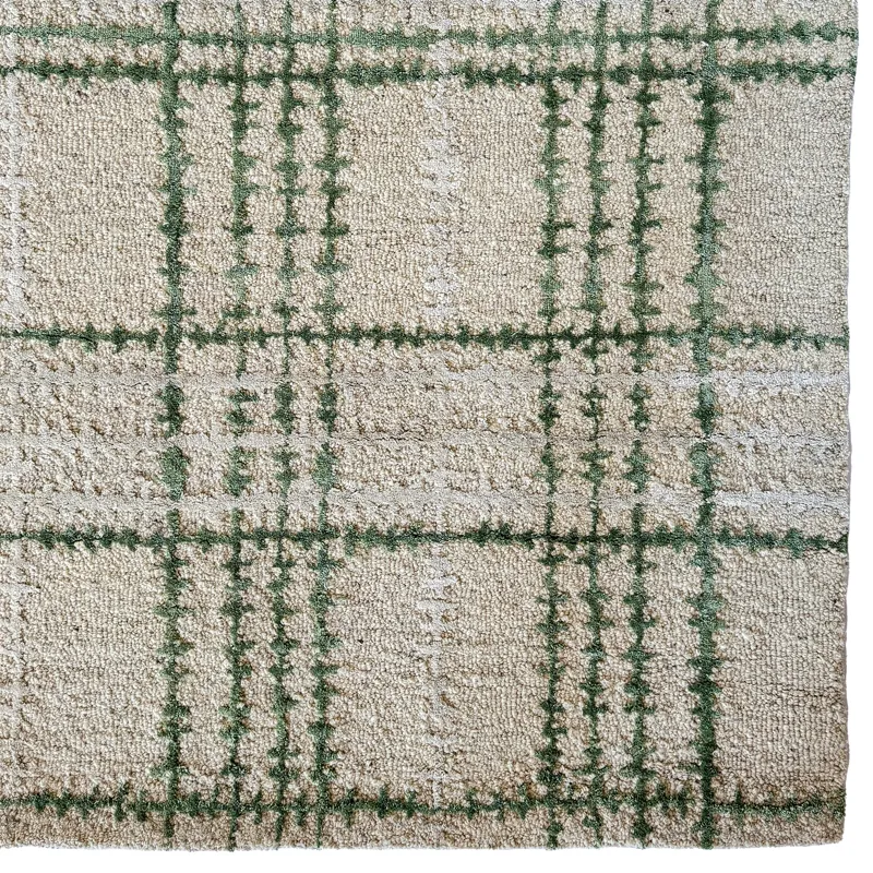 Tartan Moss Rectangle Rug - 5\' x 8\'