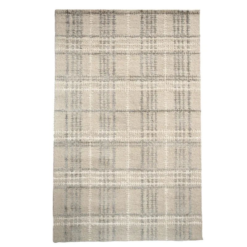 Tartan Earl Grey Rectangle Rug - 5\' x 8\'