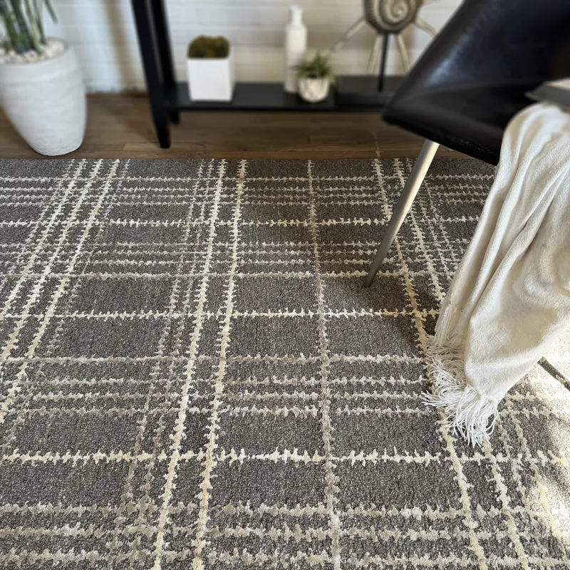 Tartan Peppercorn Rectangle Rug - 5\' x 8\'